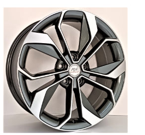 R1 Wheels 18 inç 5*114.3 ET45 Metalik Gri Jant Takımı (J-3643) - KolayOto