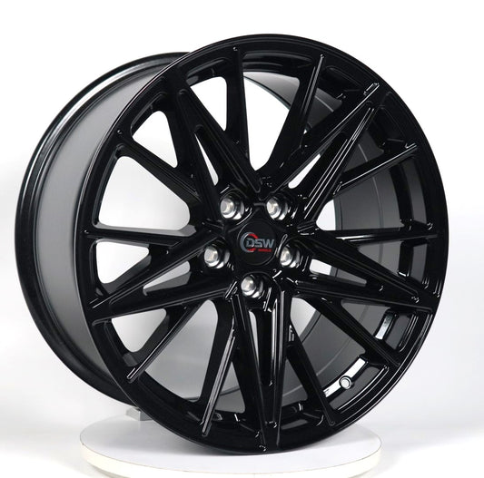 R1 Wheels 19 inç 5*114.3 ET33 Siyah Jant Takımı (J-2819)