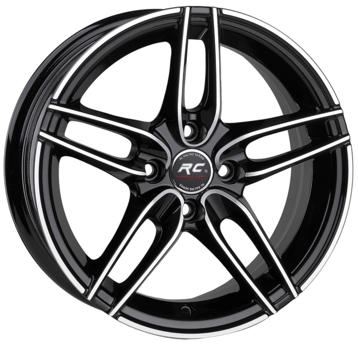 R1 Wheels 14 inç 4*108 ET35 Siyah Jant Takımı (J-3555) - KolayOto