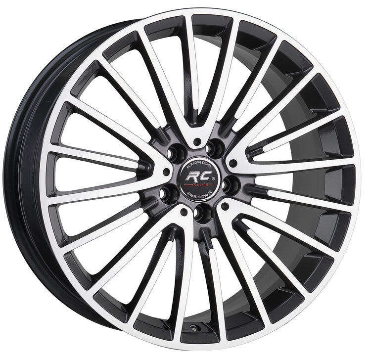 R1 Wheels 21 inç 5*112 ET34 Füme Jant Takımı (J-912) - KolayOto