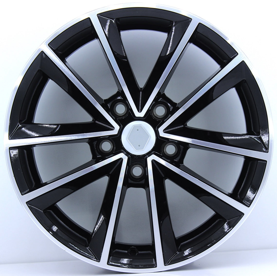 R1 Wheels 16 inç 5*114.3 ET35 Parlak Siyah Jant Takımı (J-1769) - KolayOto