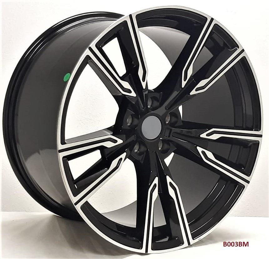 R1 Wheels 20 inç 5*120 ET35 Parlak Siyah Jant Takımı (J-3626)