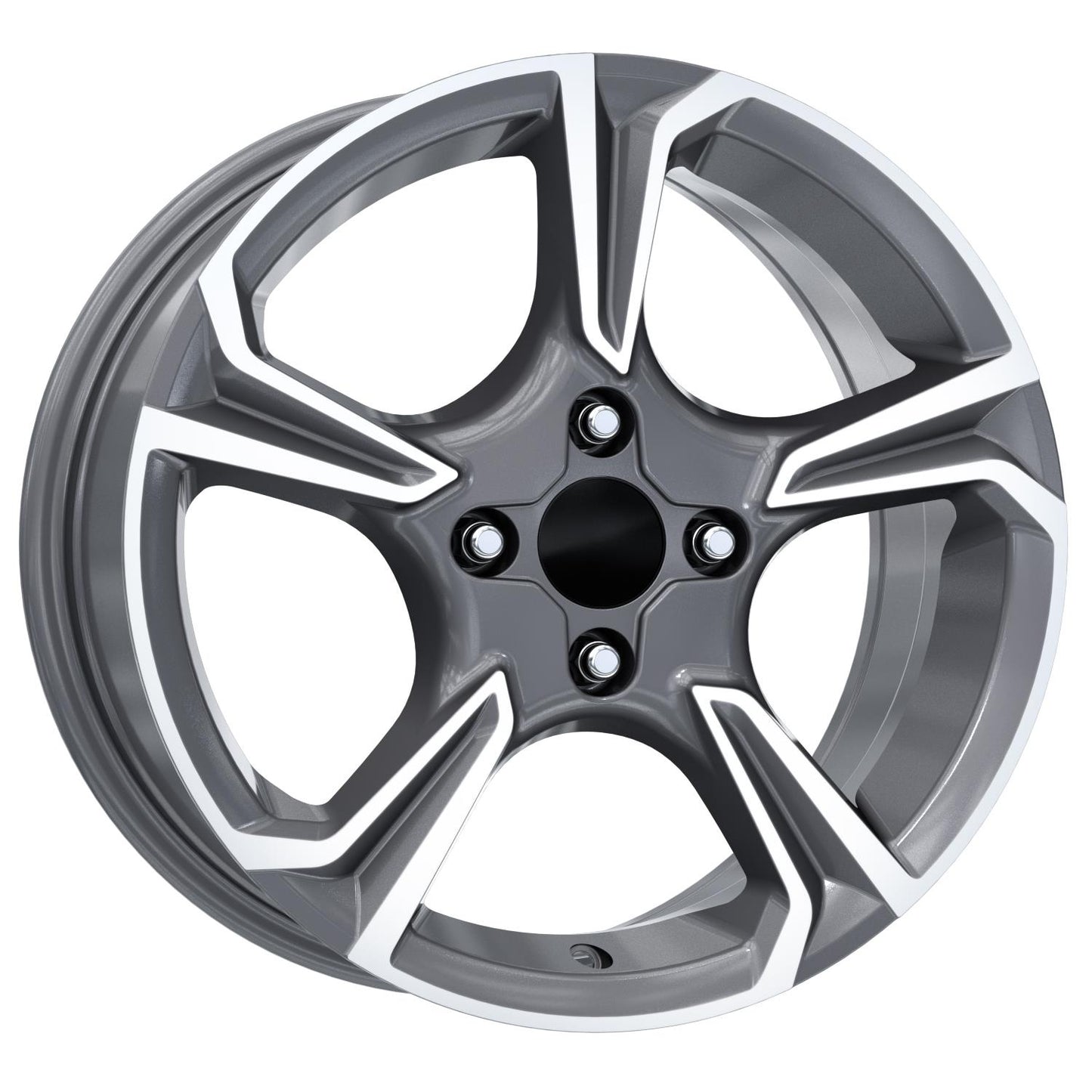 R1 Wheels 16 inç 4*100 ET38 Füme Jant Takımı (J-1218) - KolayOto