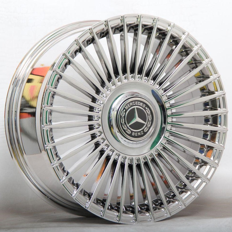 R1 Wheels 18 inç 5*112 ET35 Krom Jant Takımı (J-3477) - KolayOto