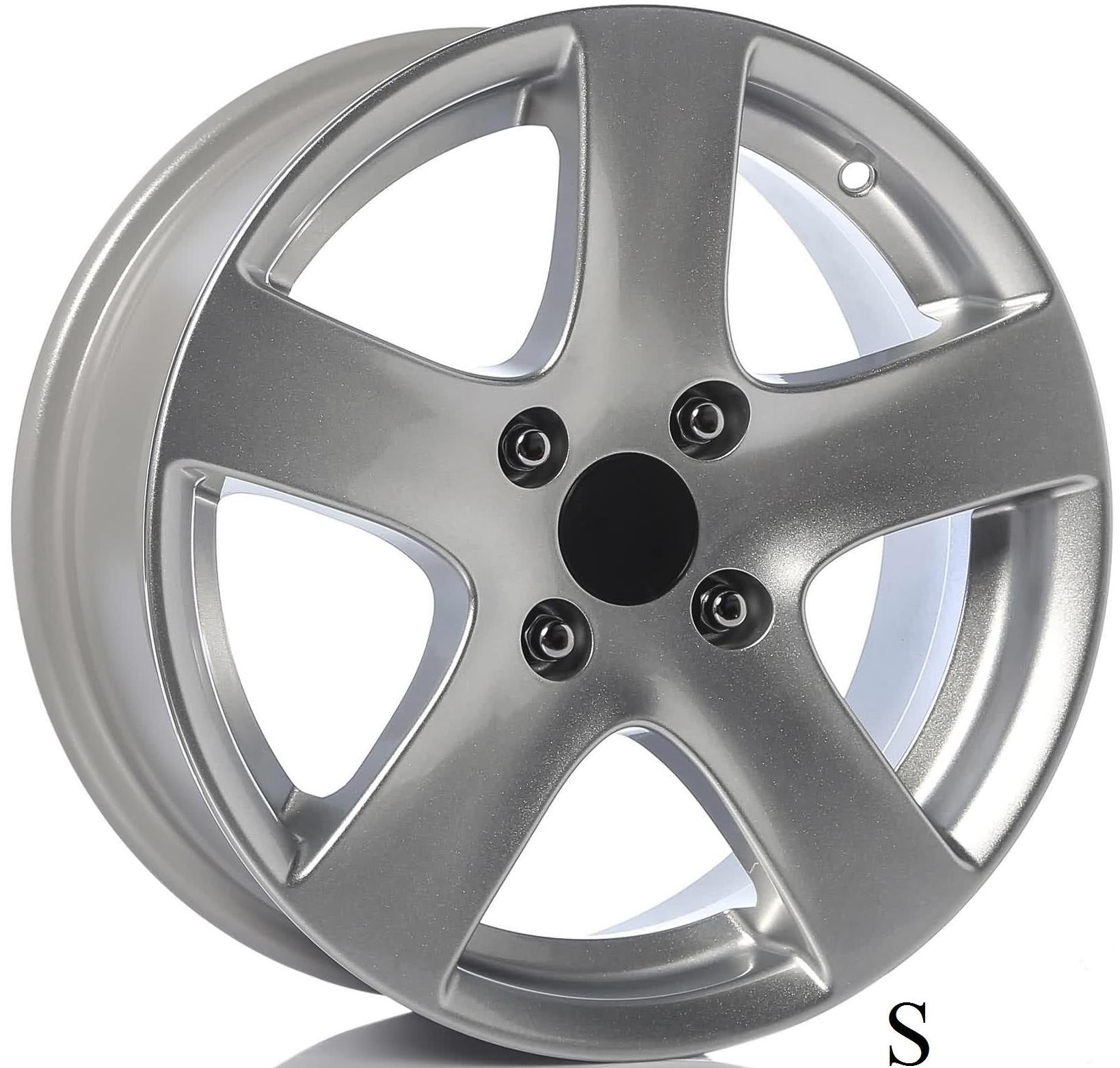 R1 Wheels 15 inç 4*108 ET20 Metalik Gri Jant Takımı (J-1243)