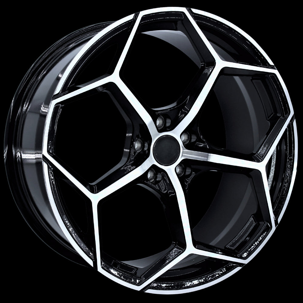 R1 Wheels 20 inç 5*112 ET30 Siyah Jant Takımı (J-3734)