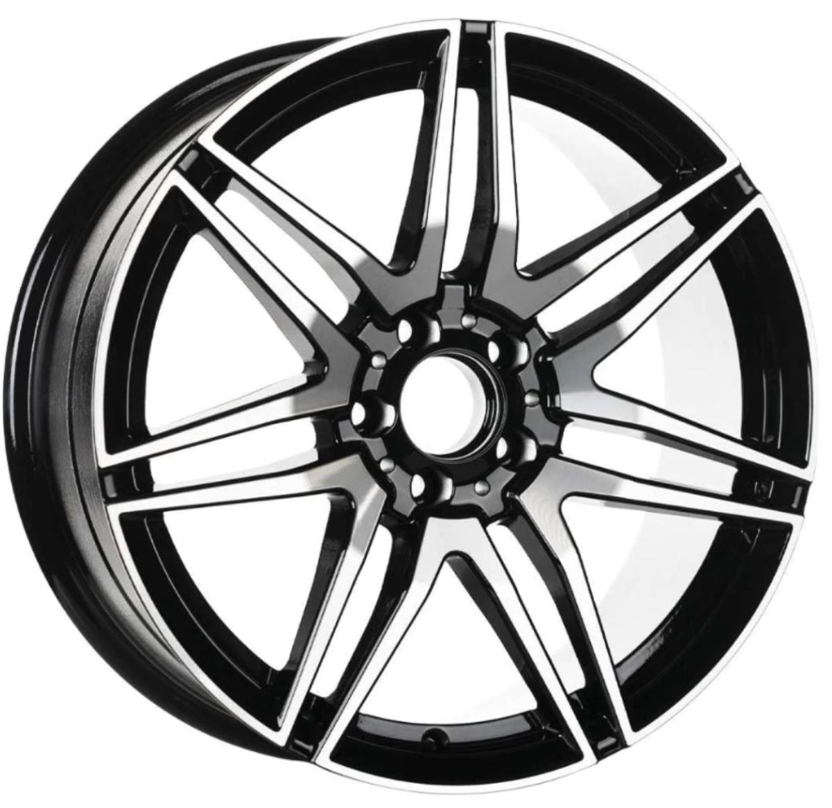 R1 Wheels 19 inç 5*112 ET45 Siyah Jant Takımı (J-3725) - KolayOto