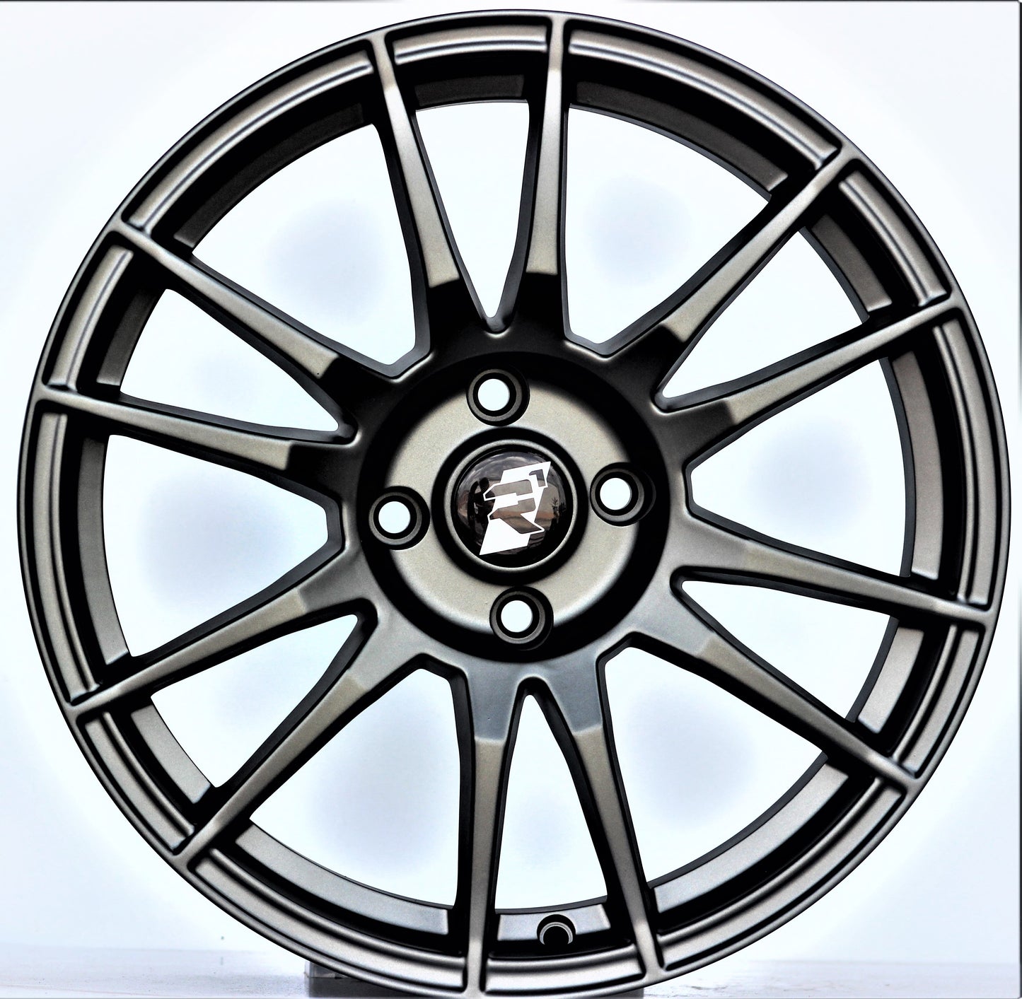 R1 Wheels 17 inç 4*108 ET20 Mat Füme Jant Takımı (J-305) - KolayOto