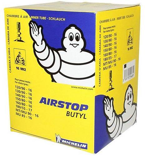 Michelin Airstop 16 MI2 160/80-16 Düz Yandan Supaplı İç Lastik - KolayOto