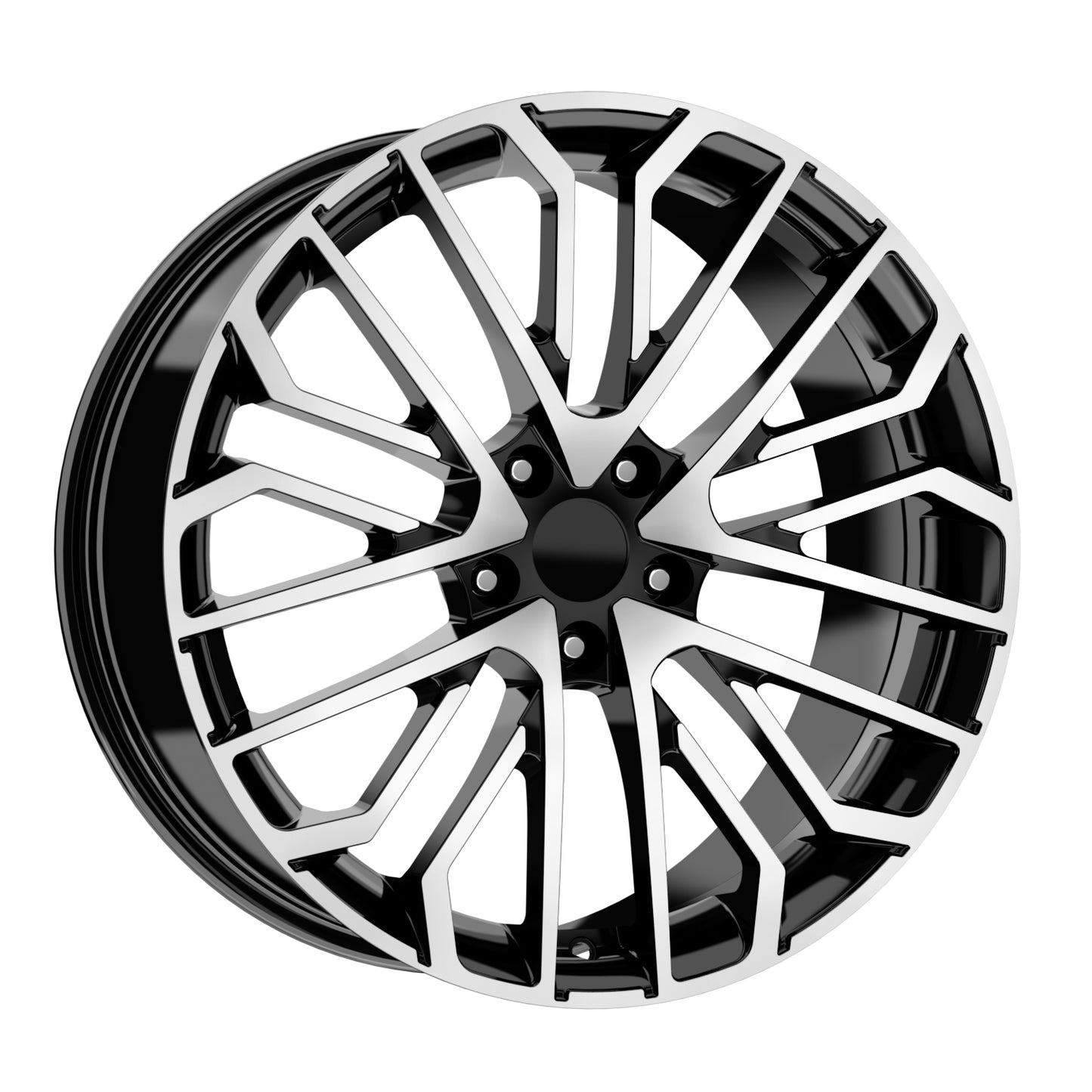 R1 Wheels 17 inç 5*112 ET40 Parlak Siyah Jant Takımı (J-4256)