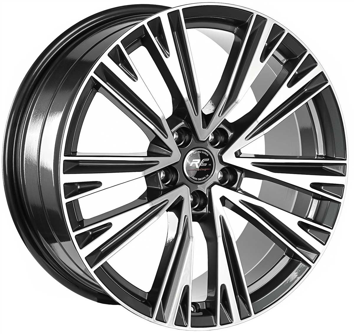 R1 Wheels 17 inç 5*112 ET35 Füme Jant Takımı (J-3537) - KolayOto