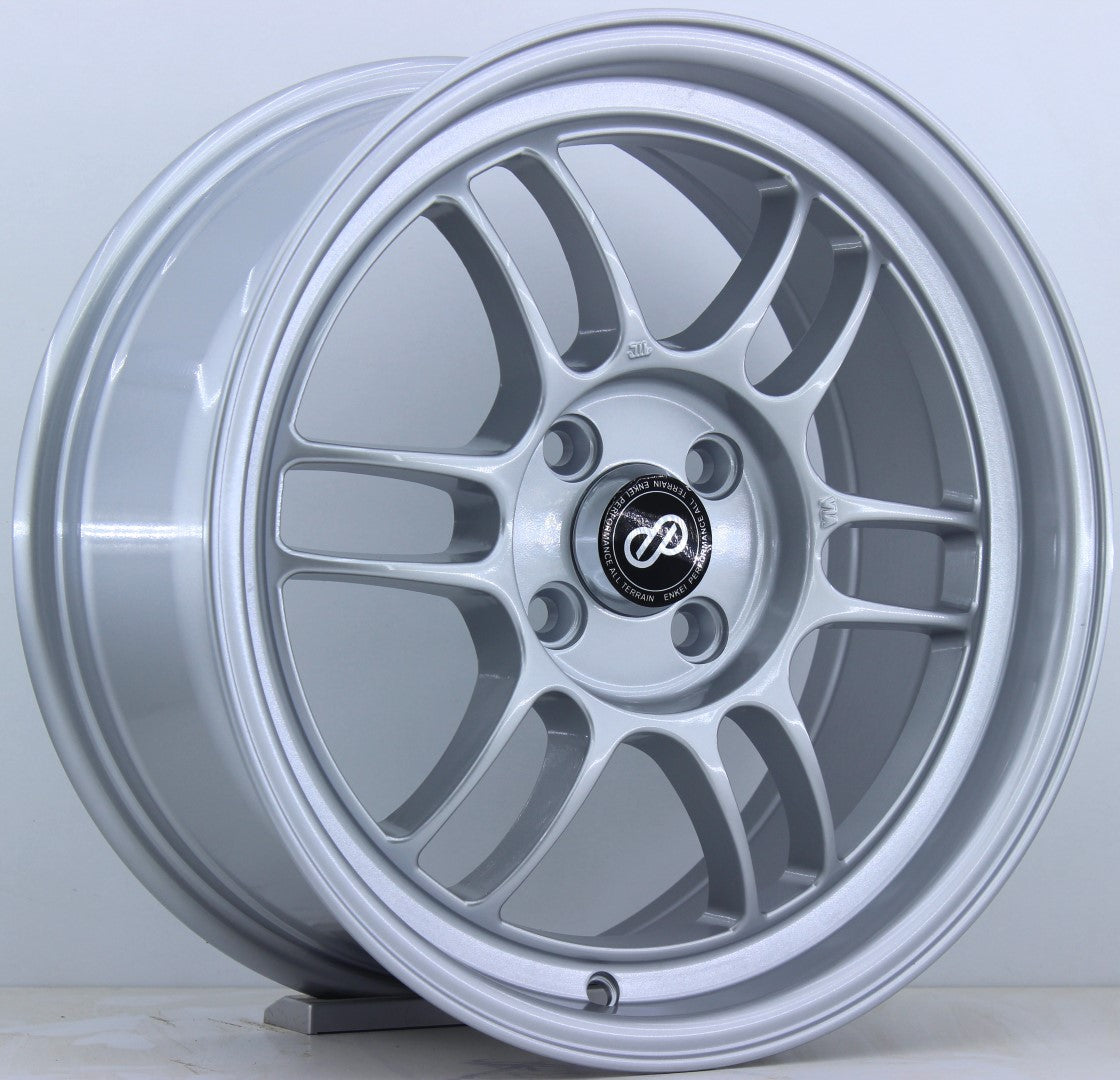 R1 Wheels 16 inç 4*100 ET35 Metalik Gri Jant Takımı (2569) - KolayOto