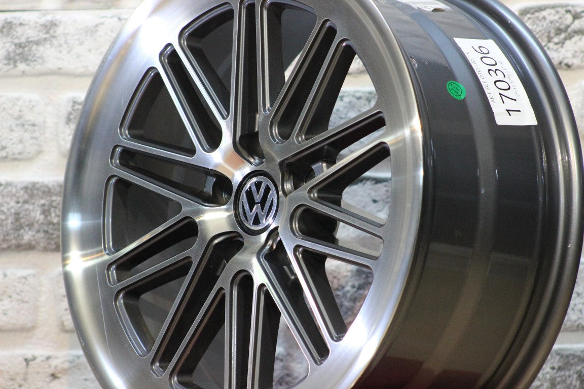 PDW 17 inç 5*112 ET38 Mat Füme Jant Takımı (J-2040) - KolayOto