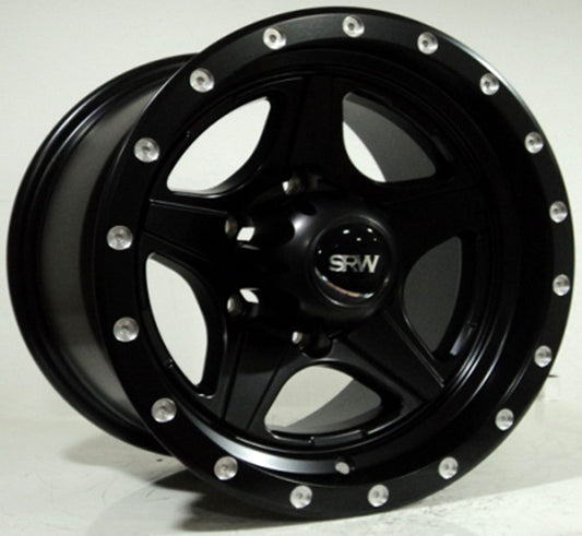 SRW 15 inç 6*139.7 ET-10 Mat Siyah Jant Takımı (J-3819)