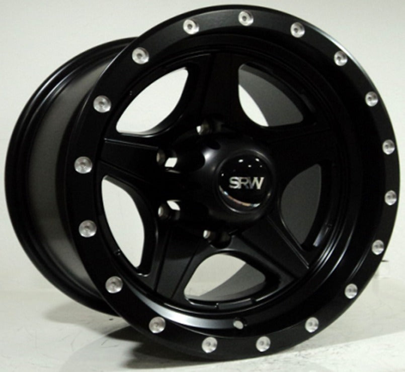 SRW 15 inç 6*139.7 ET-10 Mat Siyah Jant Takımı (J-3819)