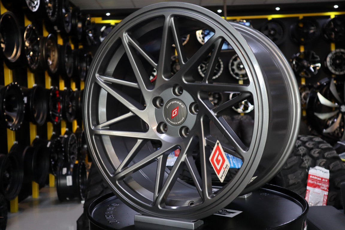 Inforged 19 inç 5*112 ET42 Füme Jant Takımı (J-1989) - KolayOto