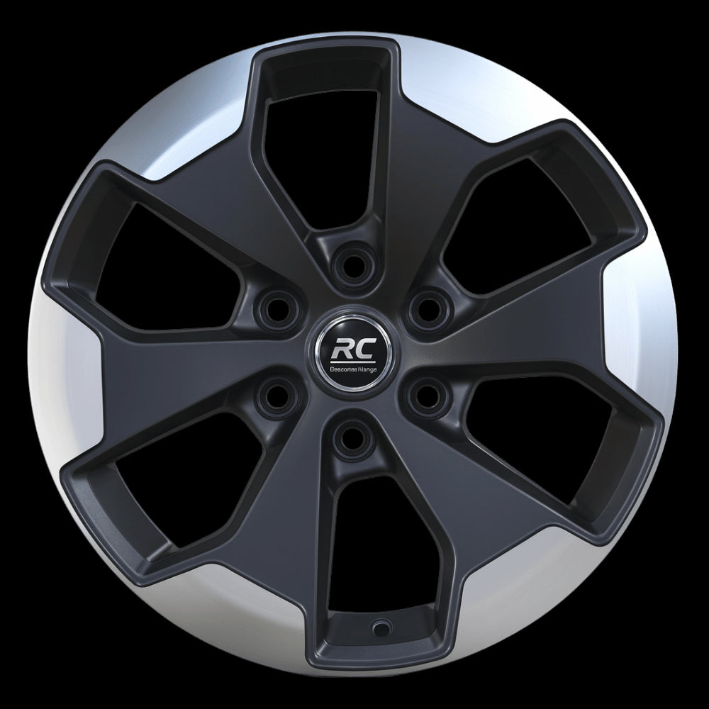 R1 Wheels 16 inç 6*130 ET40 Siyah Jant Takımı (J-3704) - KolayOto