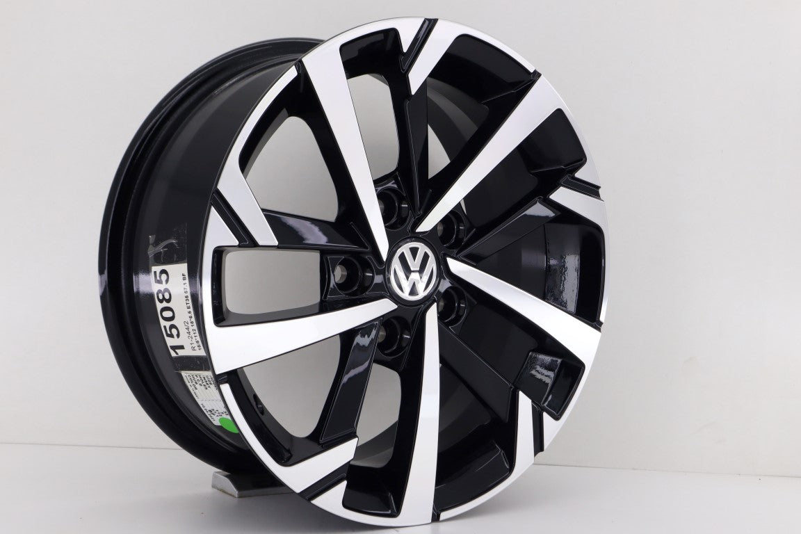 R1 Wheels 15 inç 5*112 ET35 Siyah Jant Takımı (J-516)