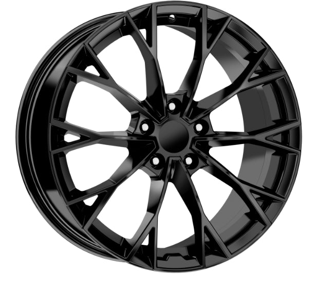 R1 Wheels 18 inç 5*112 ET45 Siyah Jant Takımı (J-3417) - KolayOto