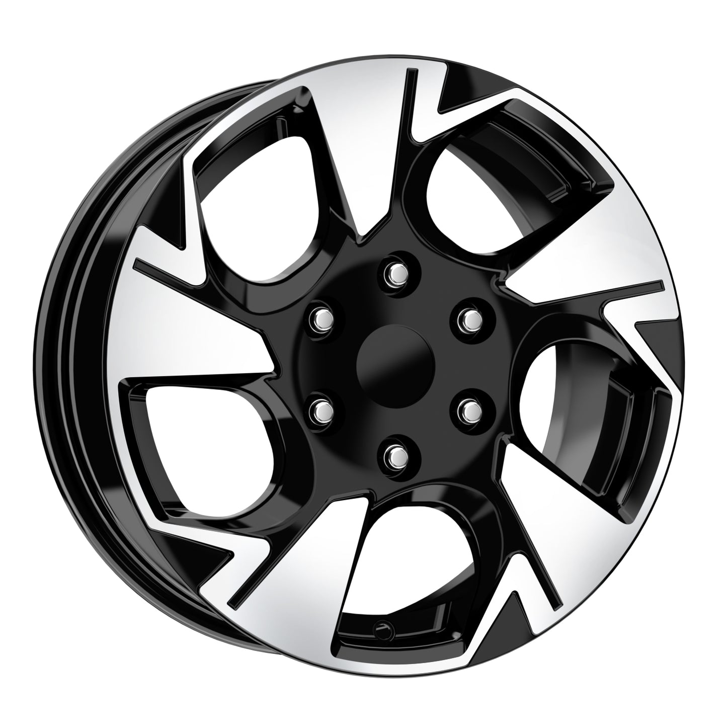 R1 Wheels 16 inç 6*130 ET50 Parlak Siyah Jant Takımı (J-4261)