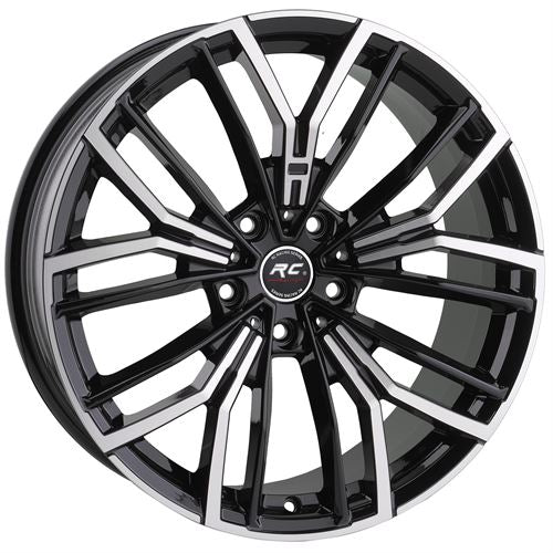 R1 Wheels 20 inç 5*112 ET30 Siyah Jant Takımı (J-3668)