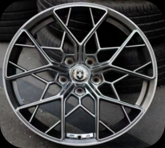R1 Wheels 18 inç 5*112 ET35 Siyah Jant Takımı (J-4374)