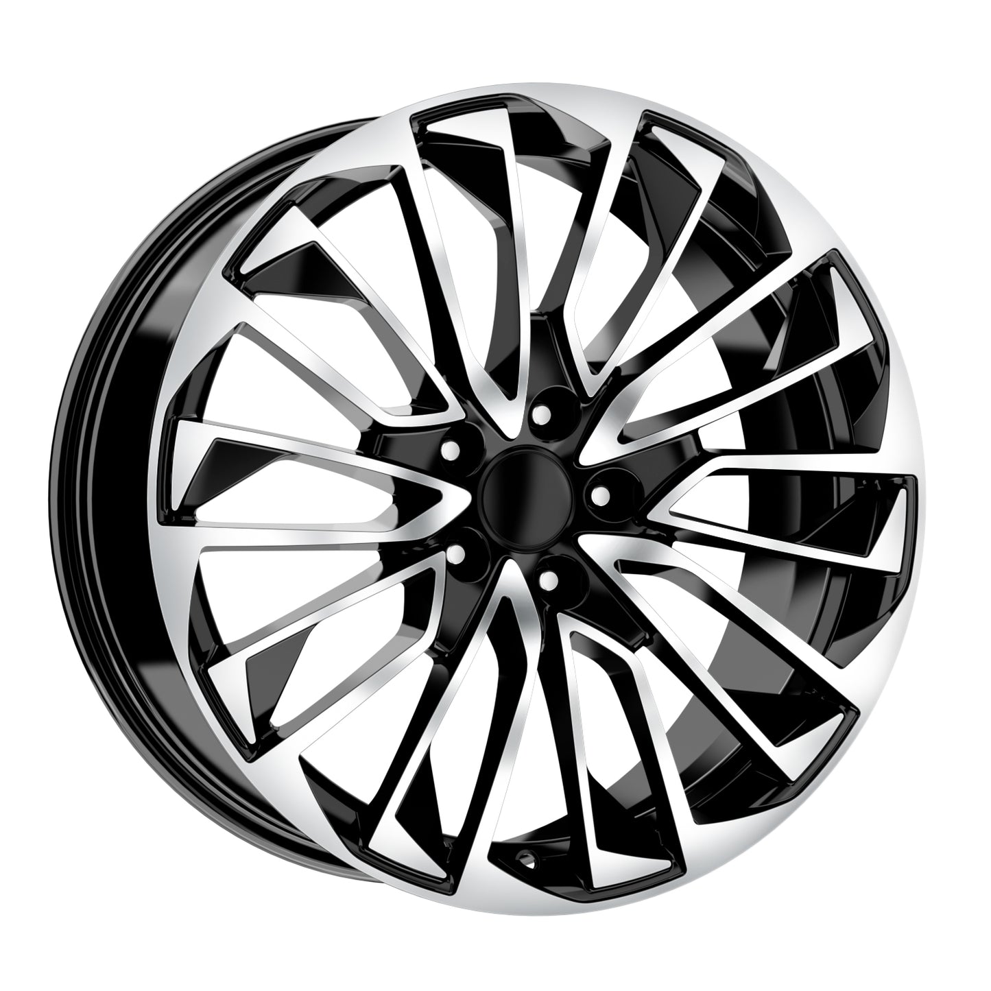 R1 Wheels 19 inç 5*112 ET40 Parlak Siyah Jant Takımı (J-4253)
