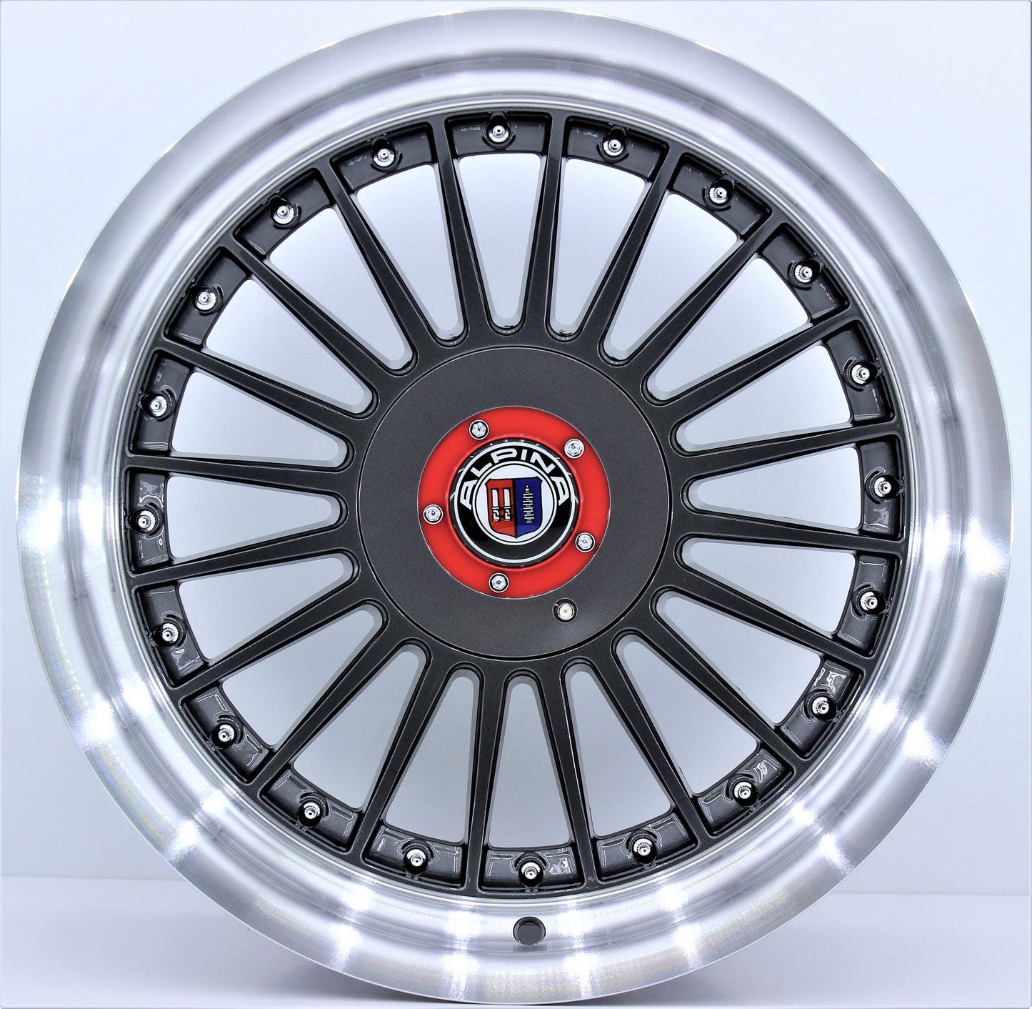 R1 Wheels 17 inç 5*120-112 ET20 Füme Jant Takımı (J-457) - KolayOto