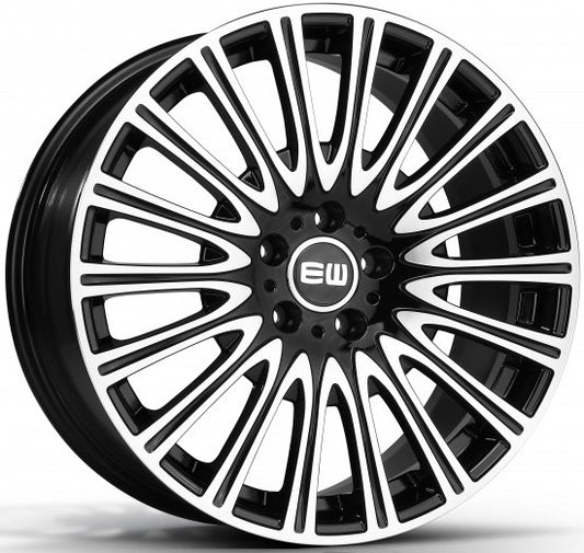 EW 19 inç 5*112 ET52 Siyah Jant Takımı (J-3697)