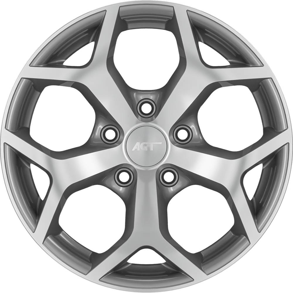 AGT Wheels 15 inç 4*100 ET38 Metalik Gri Jant Takımı (J-4495)