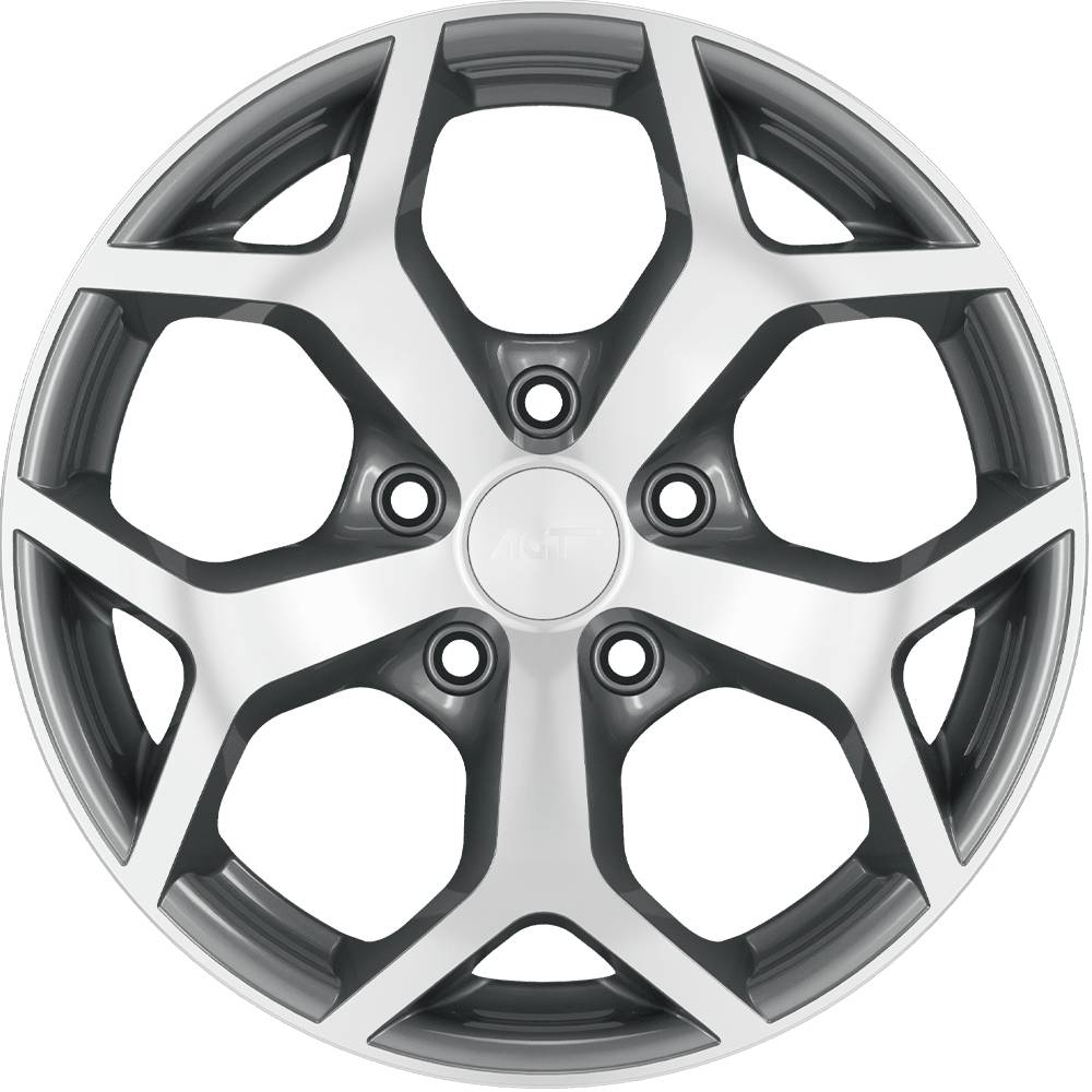 AGT Wheels 16 inç 4*108 ET38 Füme Jant Takımı (J-4568)