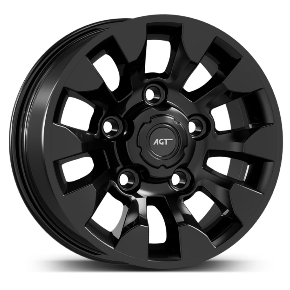 AGT Wheels 16 inç 5*165 ET20 Parlak Siyah Jant Takımı (J-4583)