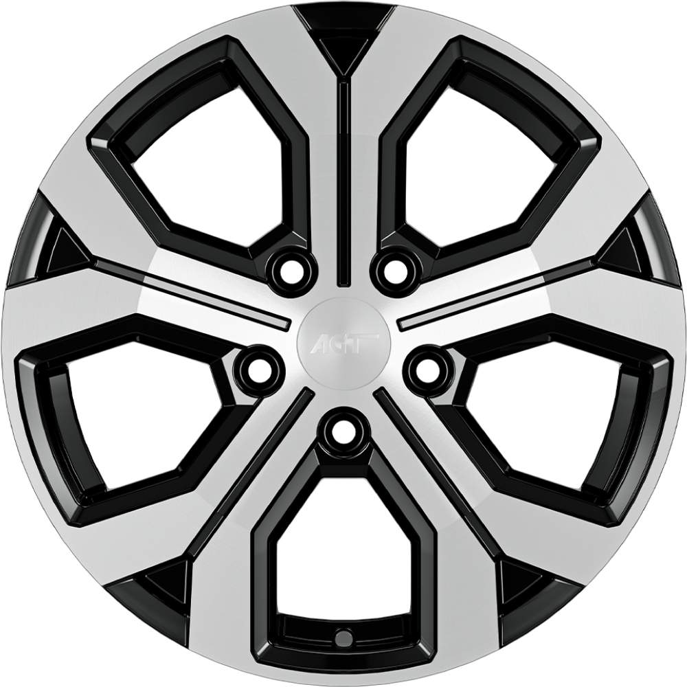 AGT Wheels 16 inç 5*114 ET40 Parlak Siyah Jant Takımı (J-4542)