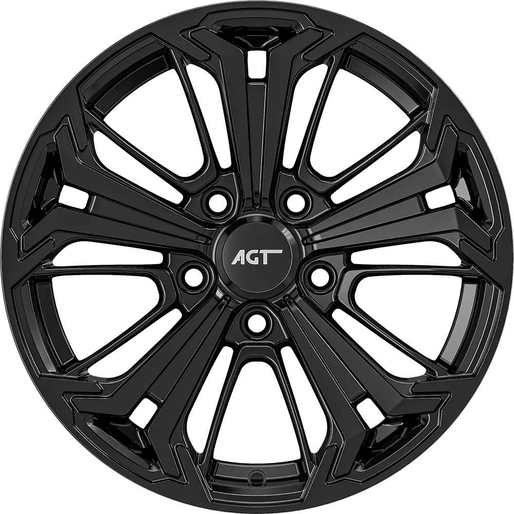 AGT Wheels 16 inç 5*114 ET40 Parlak Siyah Jant Takımı (J-4580)