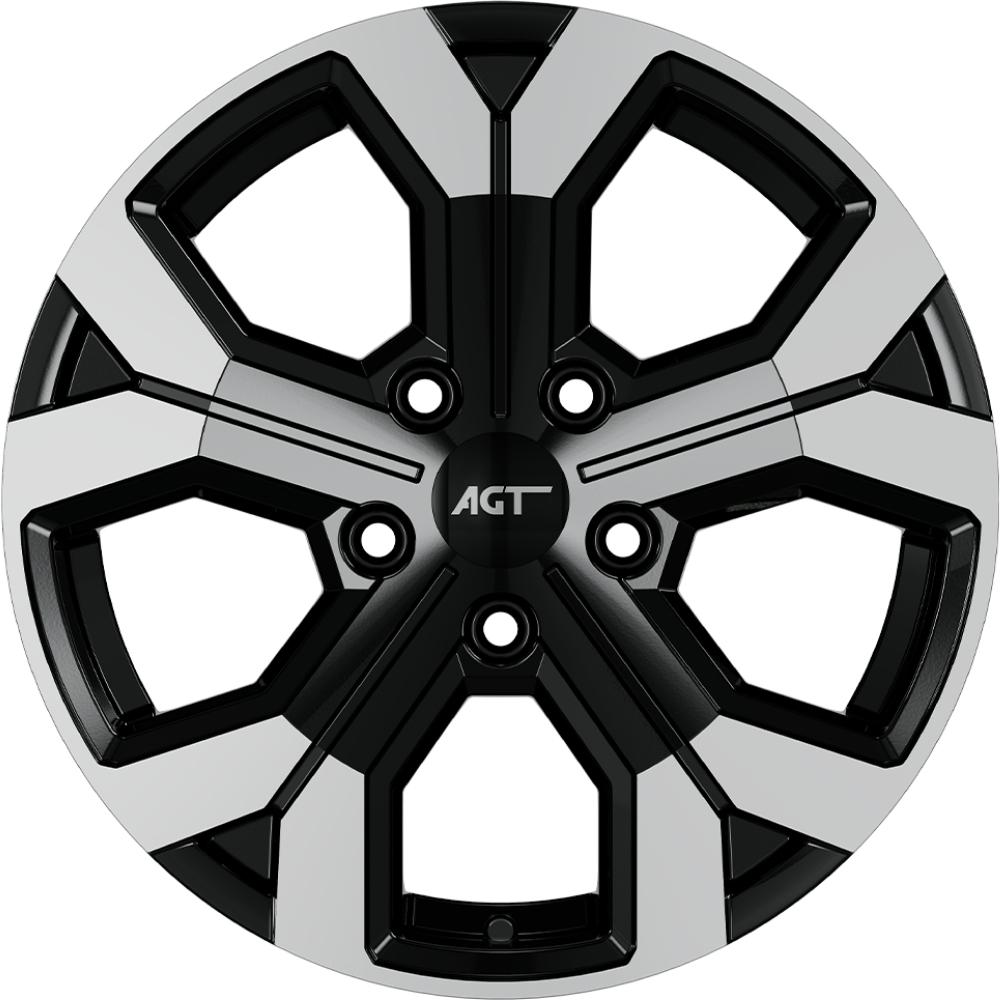 AGT Wheels 17 inç 5*114 ET40 Gri-Siyah Jant Takımı (J-4559)