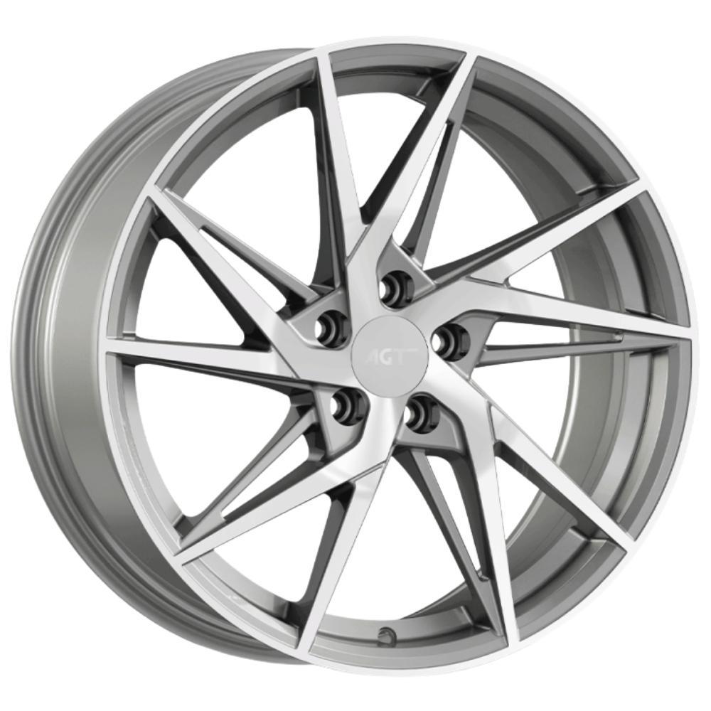 AGT Wheels 18 inç 5*114 ET35 Metalik Gri Jant Takımı (J-4668)