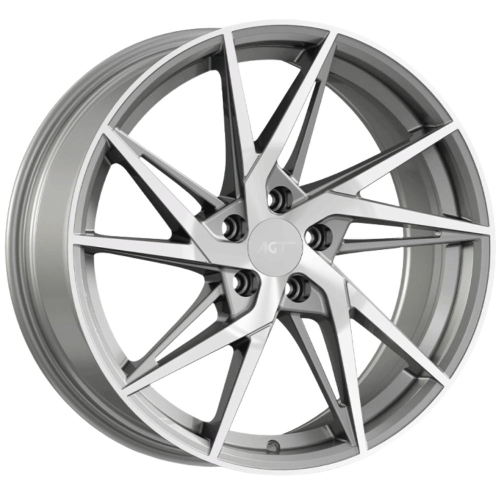 AGT Wheels 18 inç 5*115 ET38 Metalik Gri Jant Takımı (J-4677)