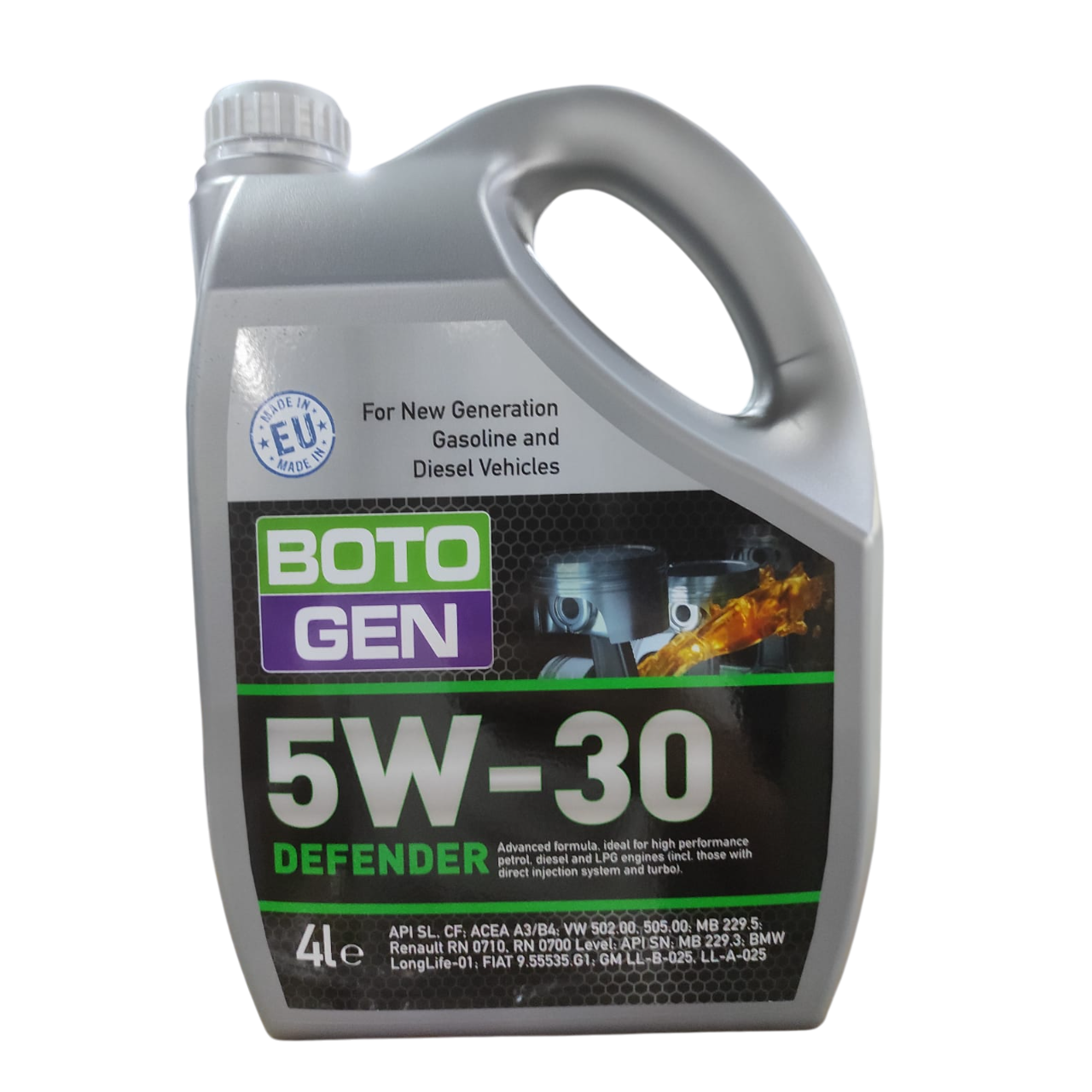Botogen Defender 5W30 Motor Yağı (4 Litre) - 3508 - KolayOto