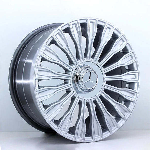 R1 Wheels 18 inç 5*112 ET49 Metalik Gri Jant Takımı (J-3663) - KolayOto