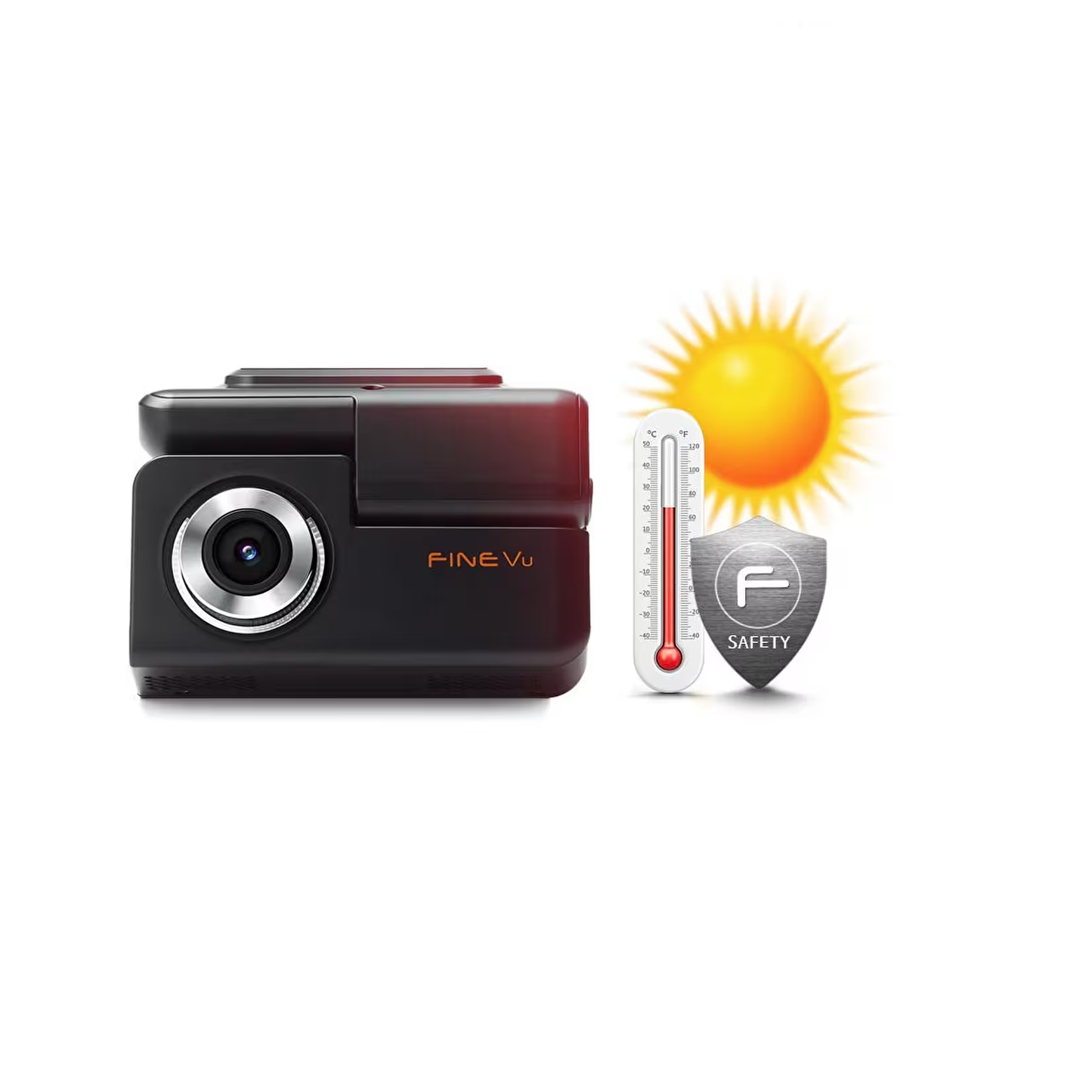 FineVu GX30 FullHD 2 Kameralı Wi-Fi+GPS+ADAS Entegre Araç Kamerası - KolayOto