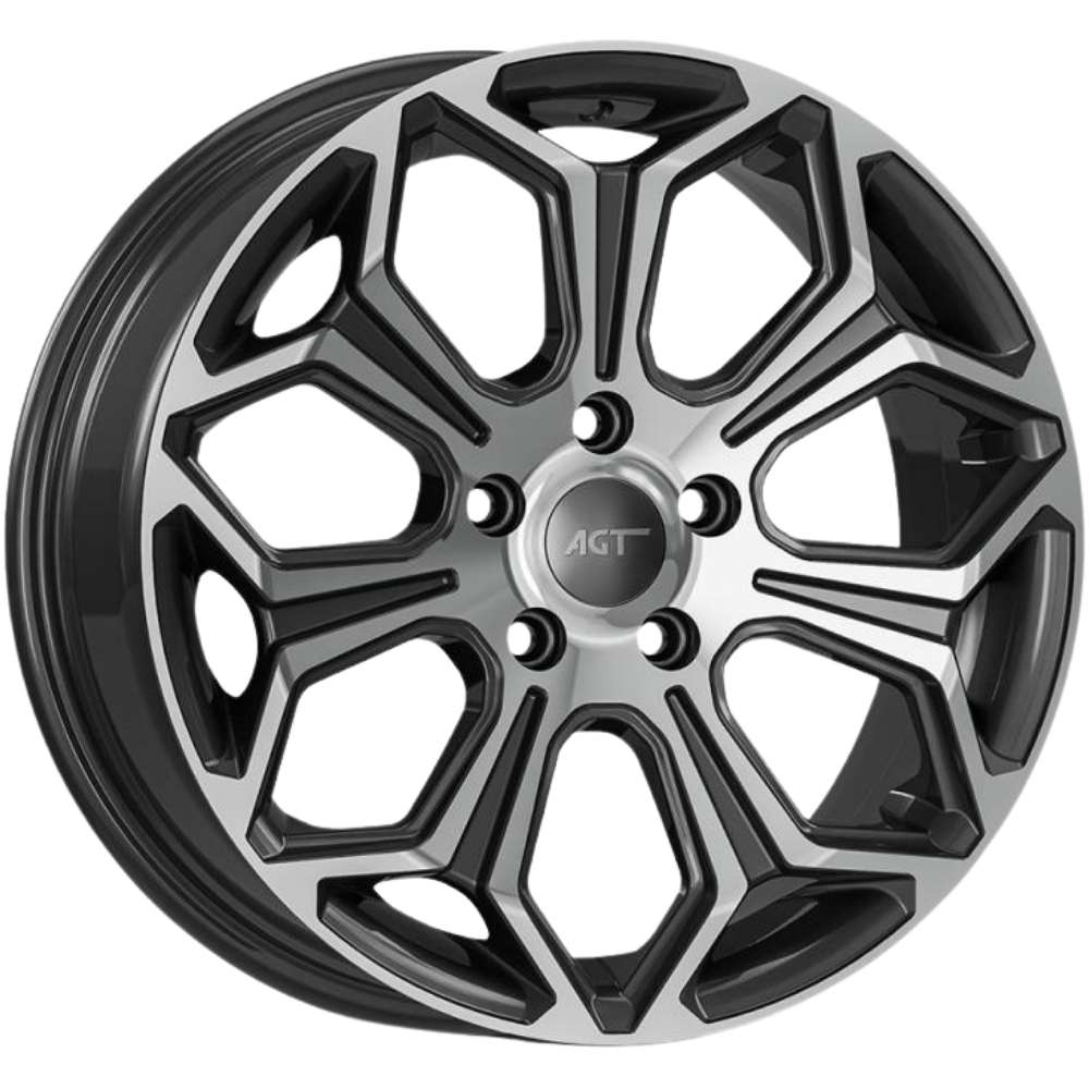 AGT Wheels 16 inç 5*100 ET45 Füme Jant Takımı (J-6316)