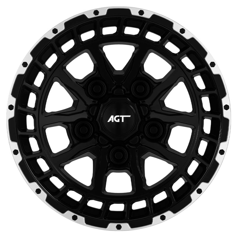 AGT Wheels 18 inç 5*165 ET10 Parlak Siyah Jant Takımı (J-6195)
