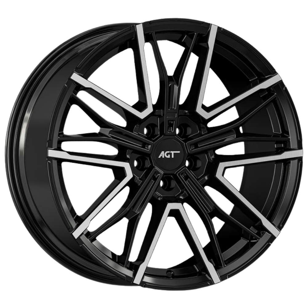 AGT Wheels 19 inç 5*112 ET33 Parlak Siyah Jant Takımı (J-6275)