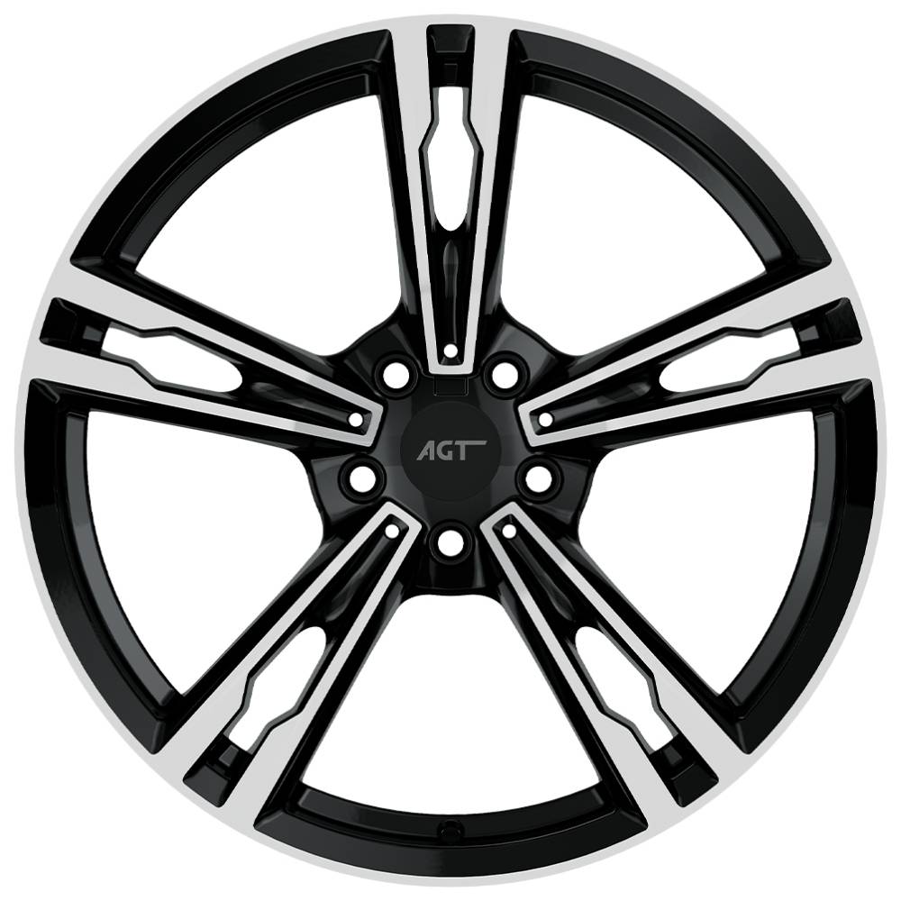 AGT Wheels 20 inç 5*112 ET28 Parlak Siyah Jant Takımı (J-6231)