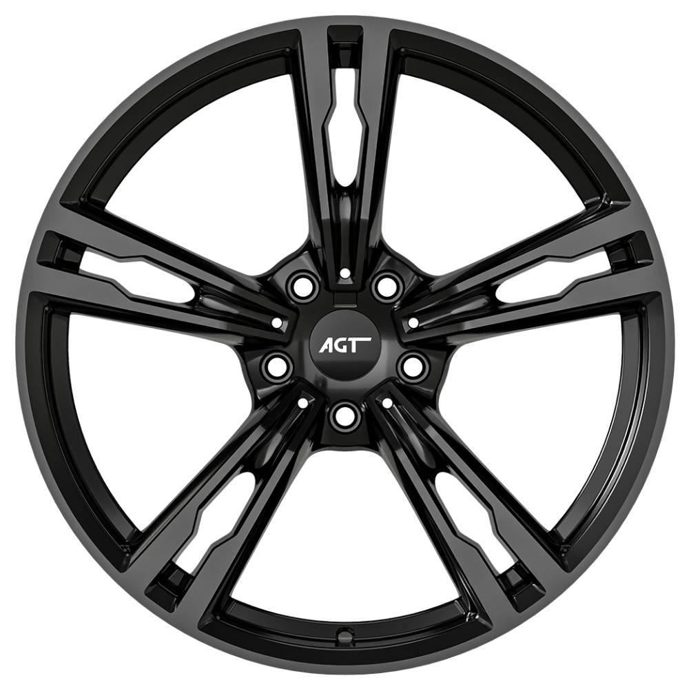 AGT Wheels 20 inç 5*112 ET28 Parlak Siyah Jant Takımı (J-6244)