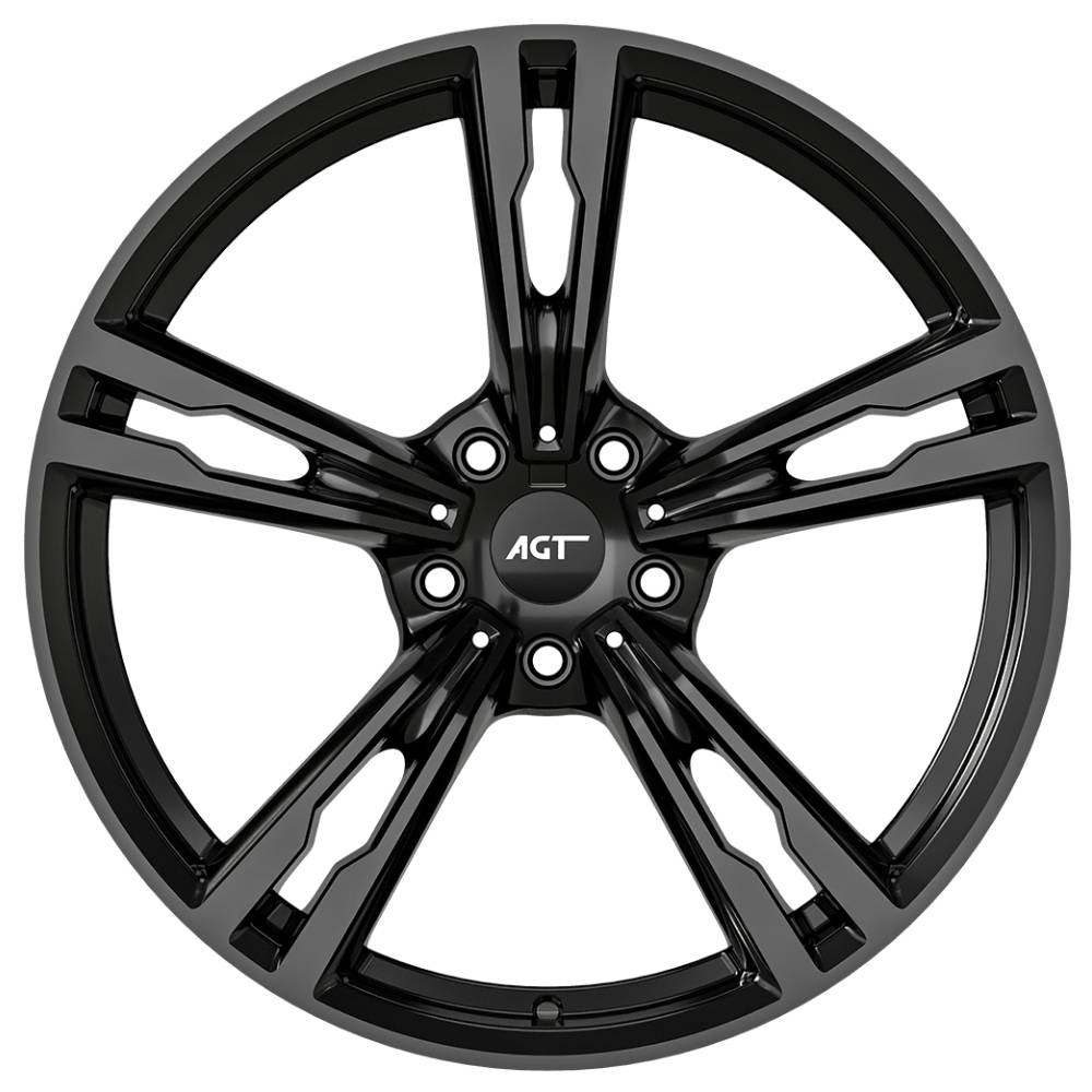 AGT Wheels 20 inç 5*112 ET40 Parlak Siyah Jant Takımı (J-6245)