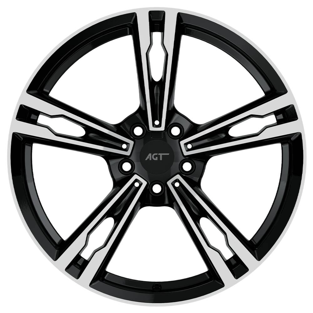 AGT Wheels 20 inç 5*112 ET40 Parlak Siyah Jant Takımı (J-6235)