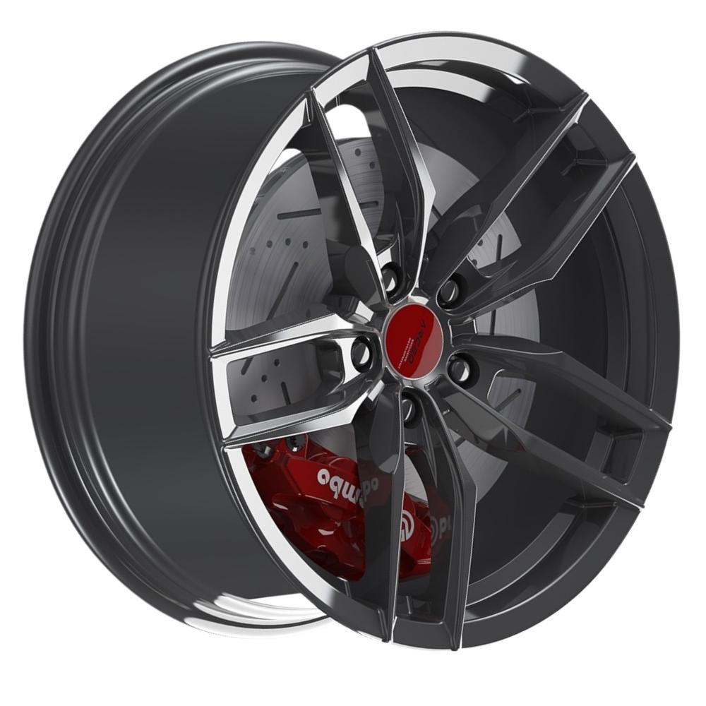 ARC 18 inç 5*120 ET37 Füme Jant Takımı (J-5035)