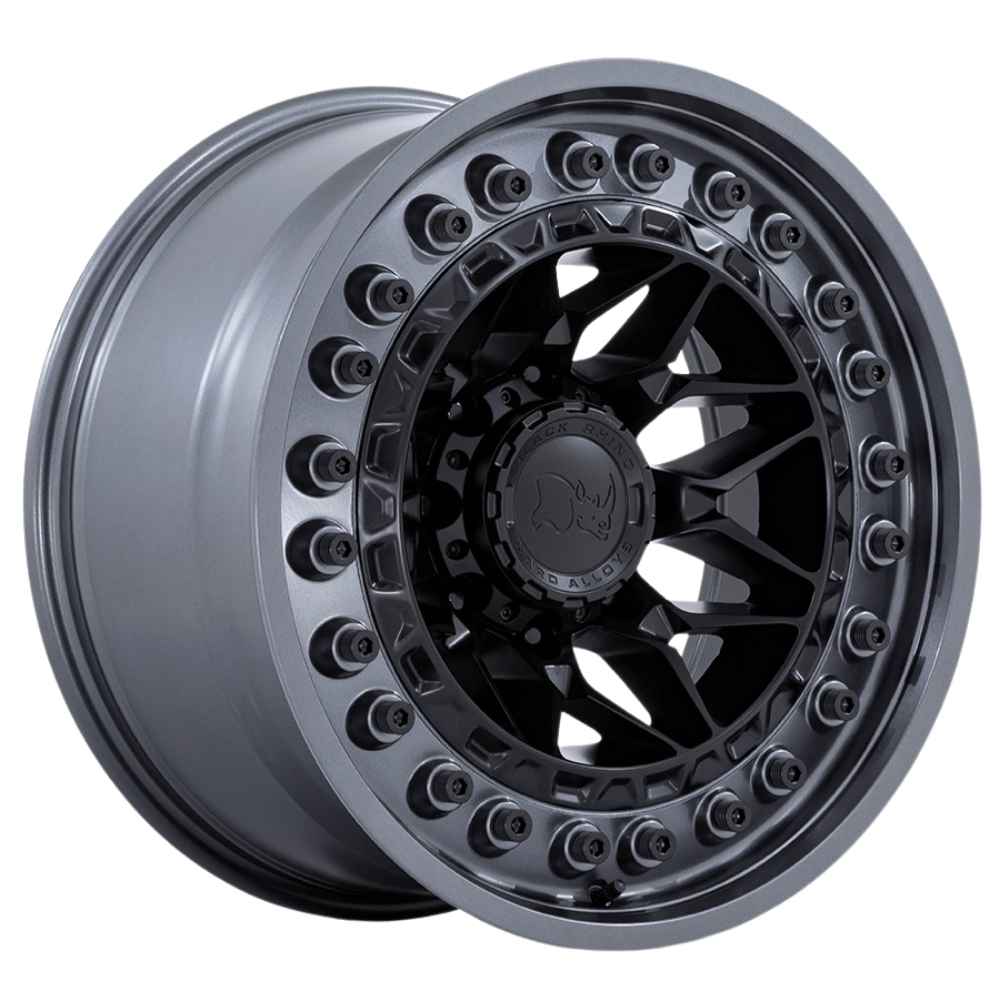 Black Rhino 20 inç 6*139.7 ET-18 Siyah/Füme Jant Takımı (J-6928)
