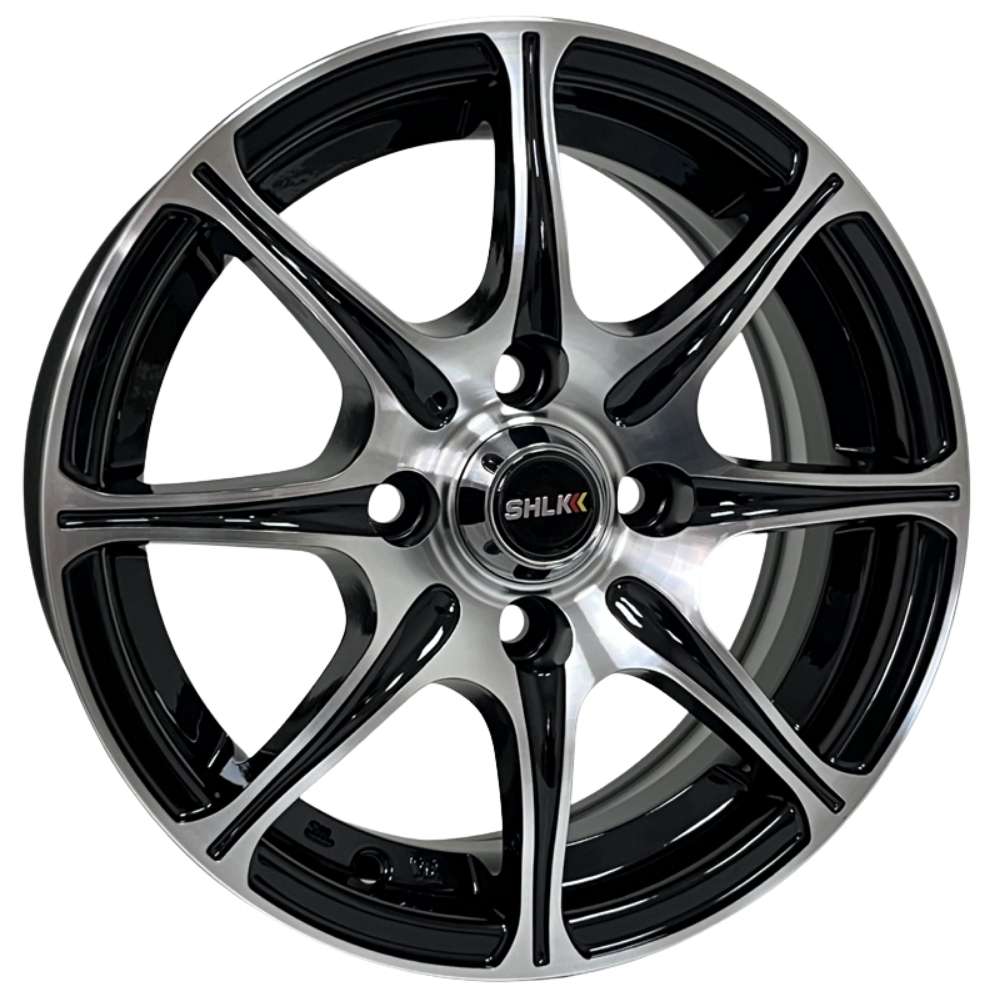 SLK 13 inç 4*100 ET35 Parlak Siyah Jant Takımı (J-6773)